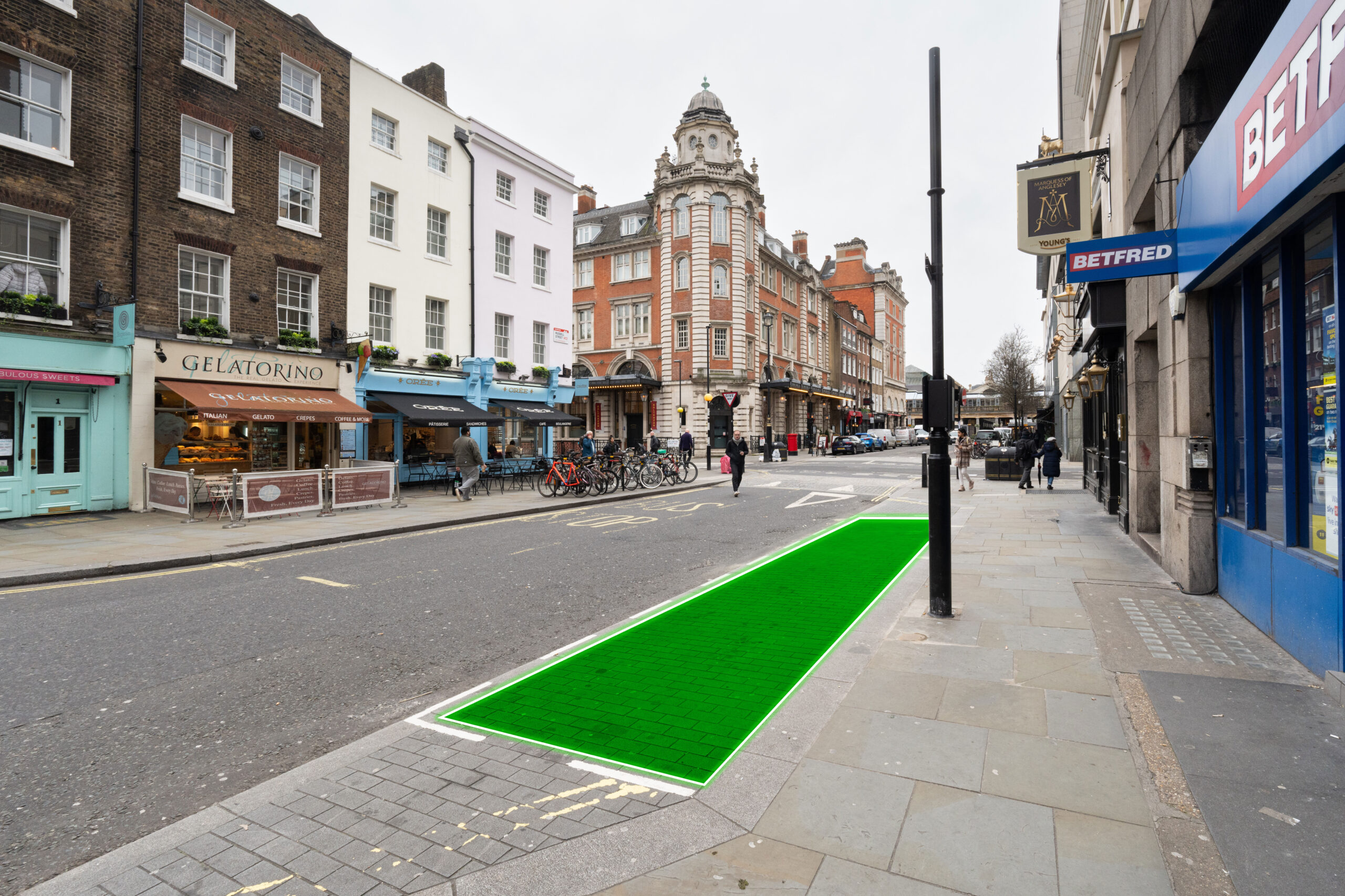 Russell Street Permit Loading Bay - Westminster, London, UK