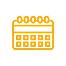 Yellow calendar icon
