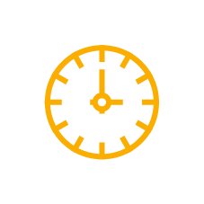 yellow clock icon