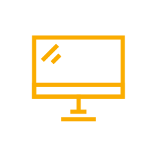 Yellow Computer icon