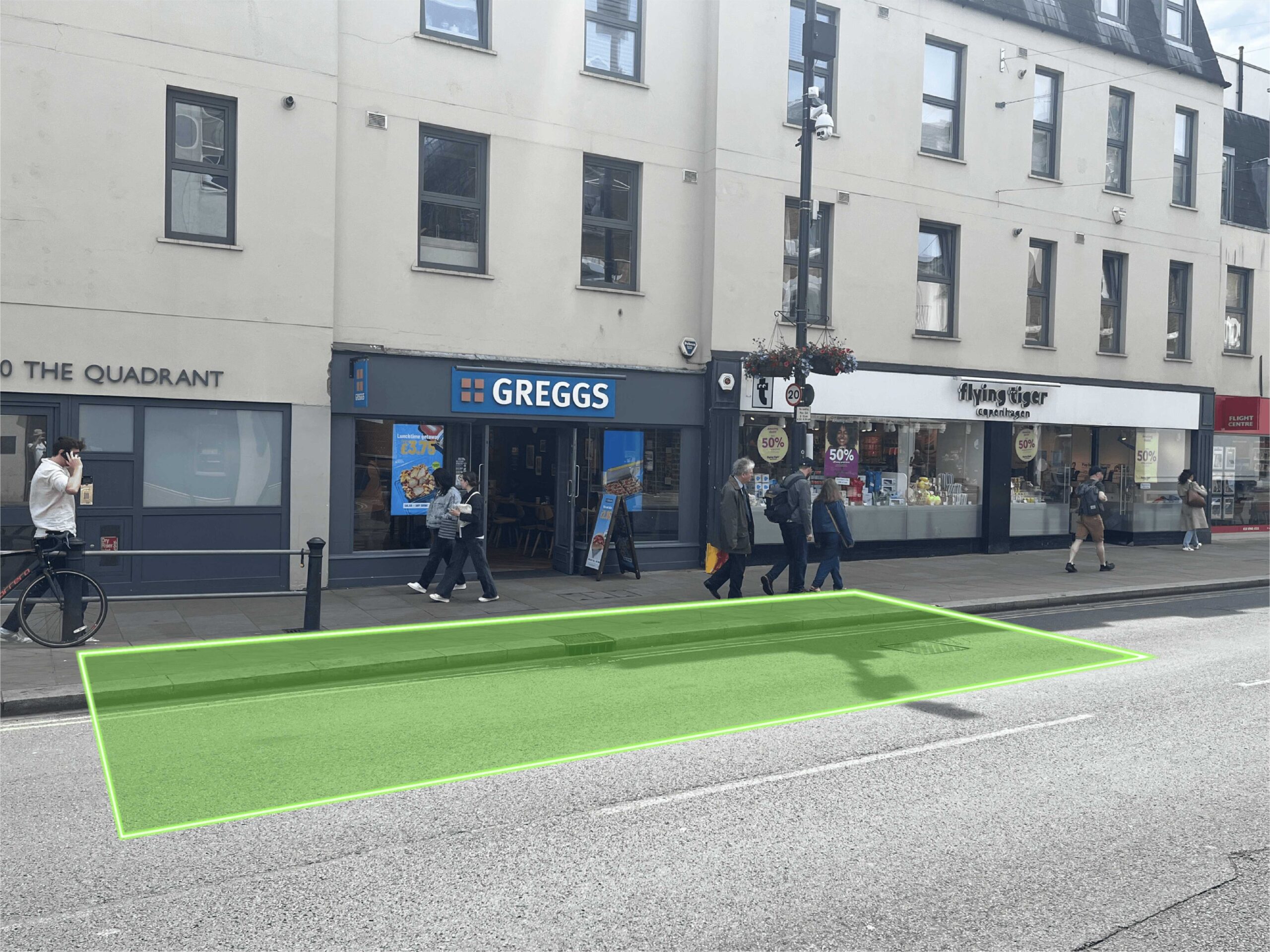 Photo of Virtual Loading Bay (VLB) on The Quadrant in Richmond, , London, UK